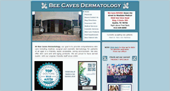 Desktop Screenshot of beecavesdermatology.com